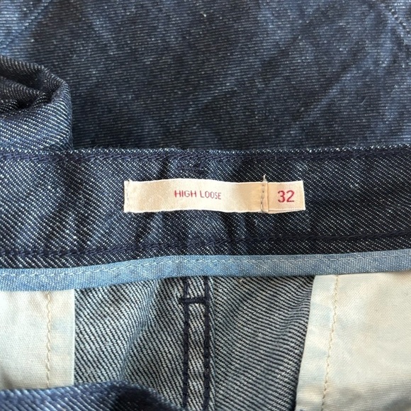 LEVI’S premium High Rise Loose fit wide leg denim jeans Felix Cat. Sz 32x32. NWT - Picture 8 of 16